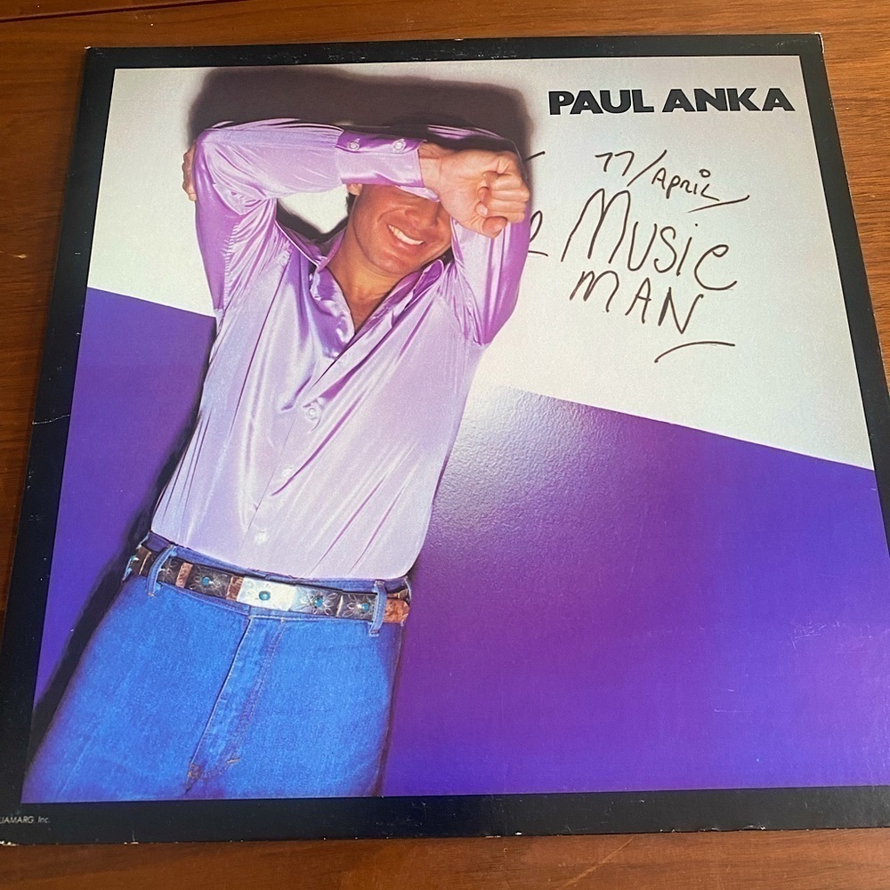 Paul Anka “The Music Man” Vinyl Record
